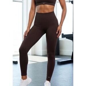 SET‎ Active SculptFlex Leggings Espresso Brown Medium EUC Training  Workout Gym